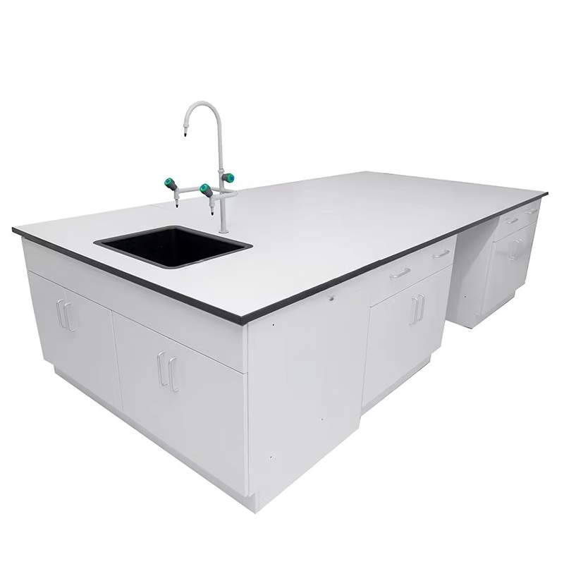 Medical Lab - Tıbbi Laboratuvar Mobilyası Ada Tipi Masa